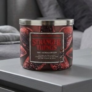 NEW BBW 3-Wick Candle STRANGER THINGS: THE DEMOGORGON LIMITED EDITION